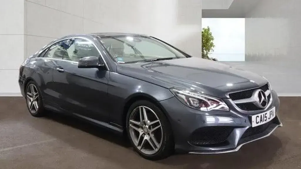 Used Mercedes E200 AMG line 2015 Grey Coupe
