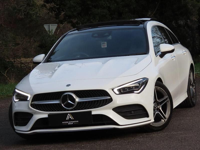 Used Mercedes CLA180 Shooting Brake AMG line 2020 White Estate