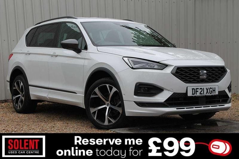 White Used 2021 Seat Tarraco FR SUV | £22,490 (Fair price) - Image 1/3