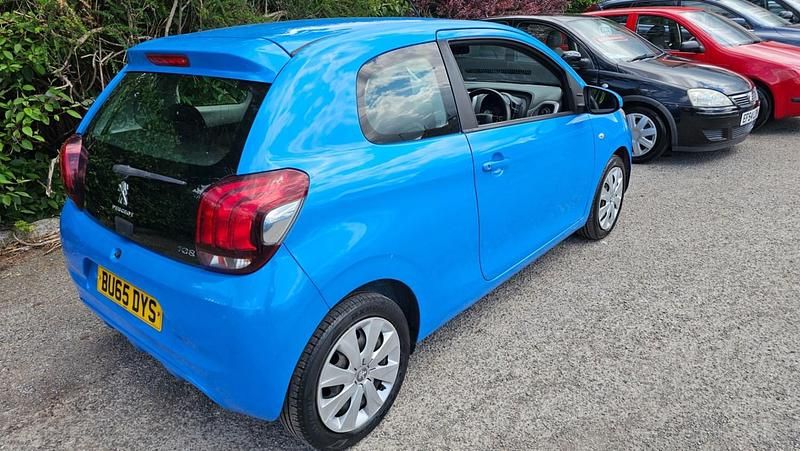 Used Peugeot 108 Active 68 HP (50 kW) 2015 Blue Hatchback
