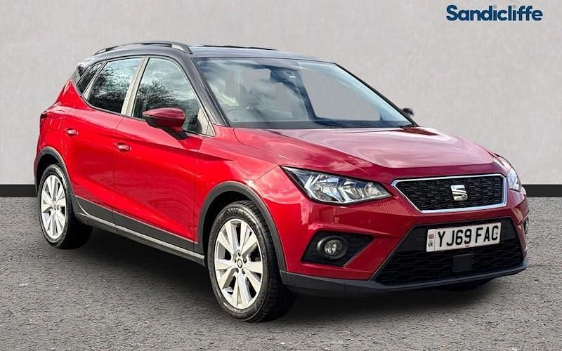 Used Seat Arona SE Technology 95 HP (69 kW) 2020 Red SUV