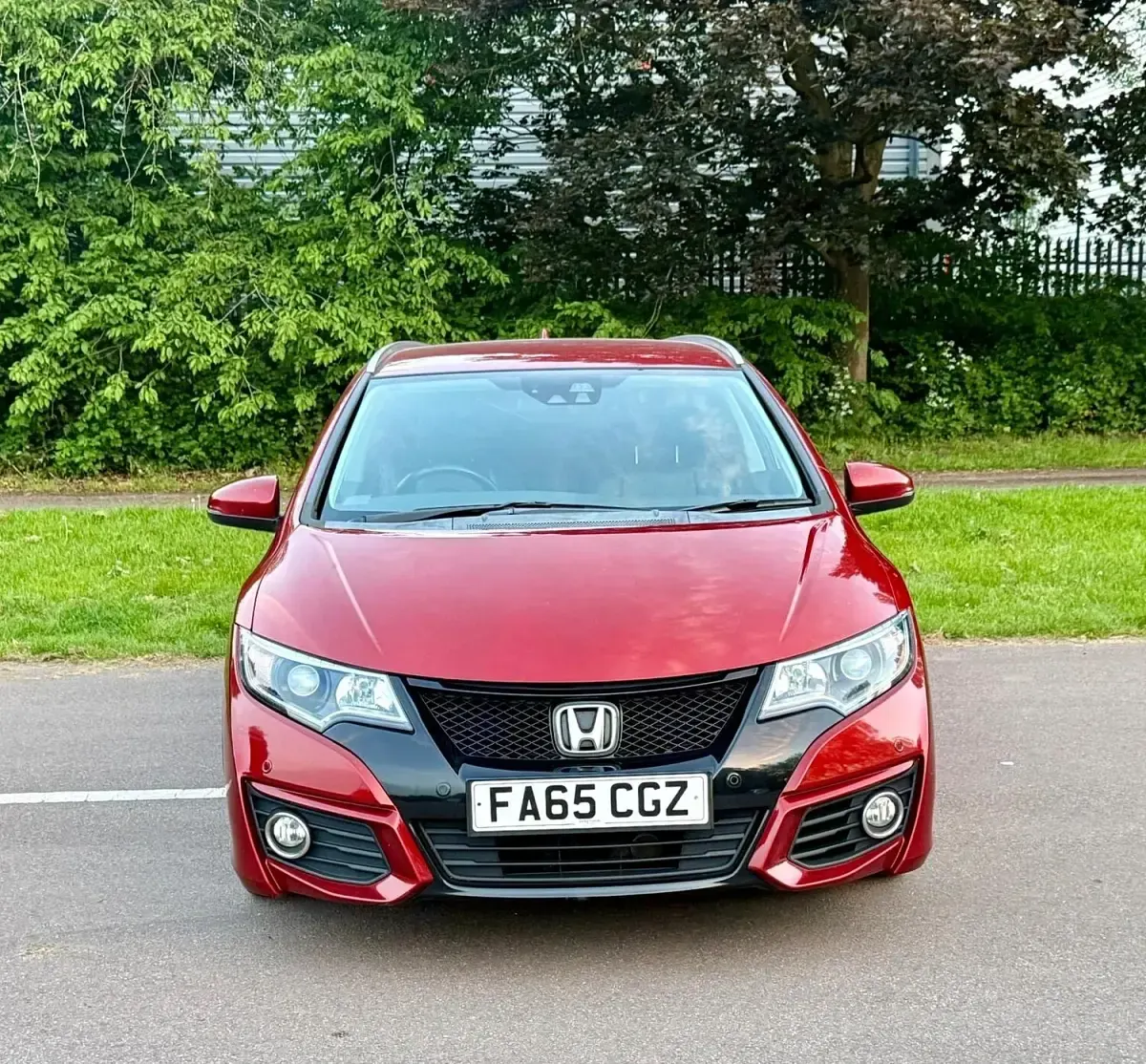 Begagnad Honda Civic SR 2016 Röd Kombi