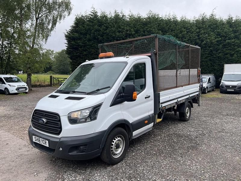 Used Ford Transit 130 HP (95 kW) 2018 White Cabriolet