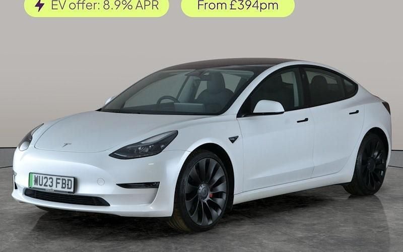 Used Tesla Model 3 Performance 461 kW (627 HP) 2023 White Sedan