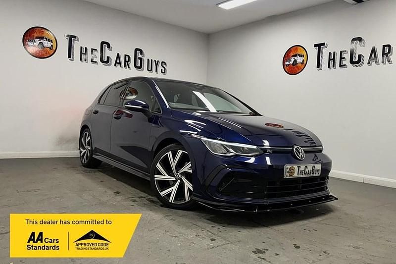 Used VW Golf VII R-line 150 HP (110 kW) 2021 Blue Hatchback