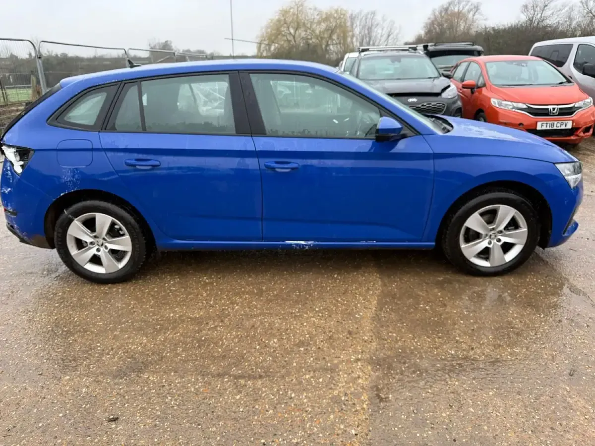 Used Skoda Scala SE 2022 Blue Hatchback