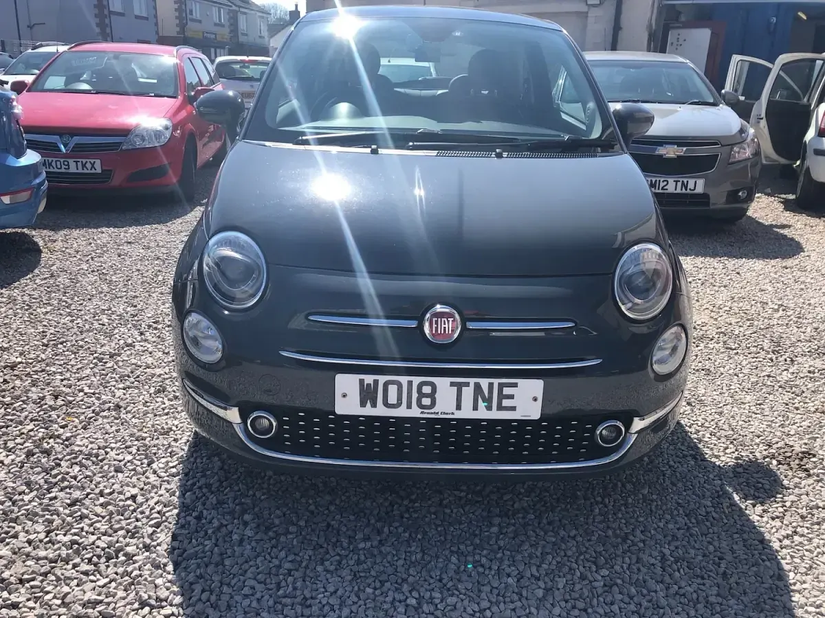 Used Fiat 500 Lounge 69 HP (50 kW) 2018 Grey Hatchback