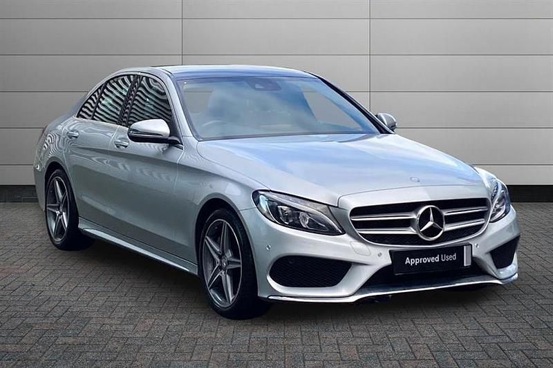 Used Mercedes C250 AMG Line Premium Plus 204 HP (150 kW) 2017 Silver Sedan