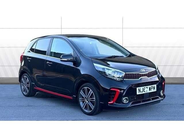 Black Used 2017 Kia Picanto GT-Line Hatchback | £9,985 (Fair price) - Image 1/4