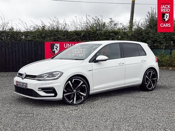 White Used 2020 VW Golf VII R-line Edition Hatchback | £18,950 (Fair price) - Image 1/4