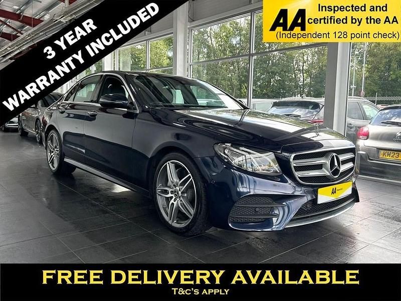 Blue Used 2017 Mercedes E220 AMG line Sedan | £17,995 (Fair price) - Image 1/2