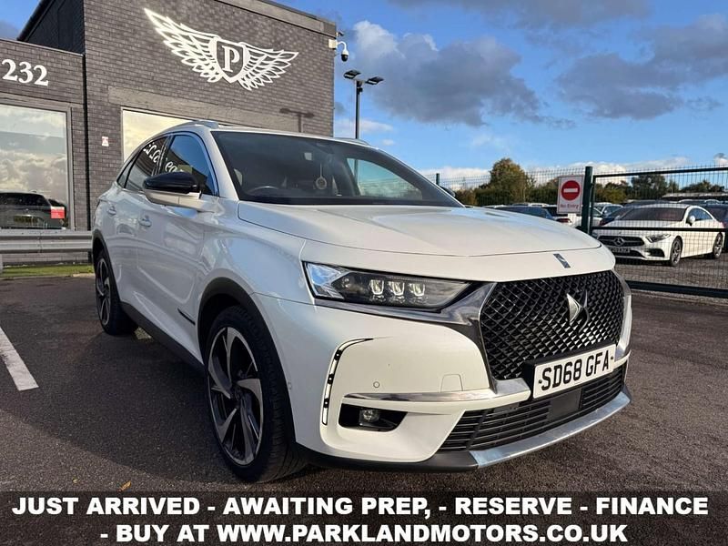 White Used 2018 DS Automobiles DS7 Crossback Ultra Prestige SUV | £13,960 (Fair price) - Image 1/4
