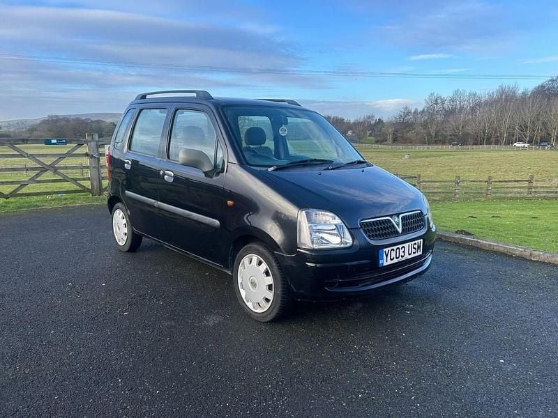 Black Used 2003 Vauxhall Agila Club MPV | £995 (Good price) - Image 1/4
