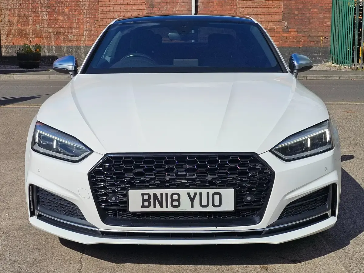 Used Audi A5 S-Line 190 HP (139 kW) 2018 White Coupe