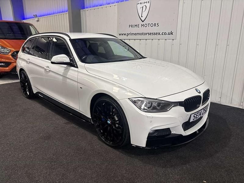 White Used 2014 BMW 330 M Sport Estate | £11,749 (Fair price) - Image 1/4