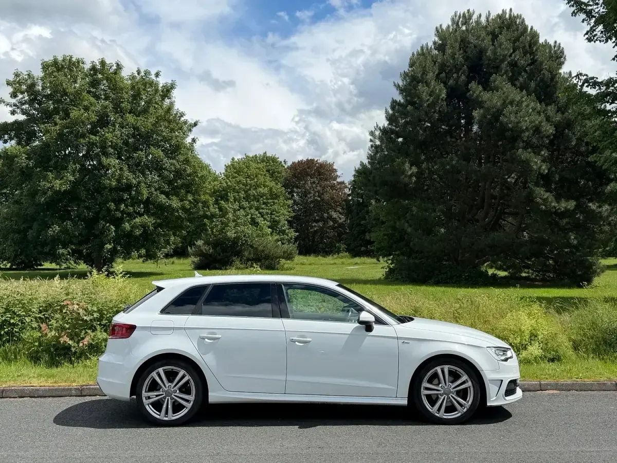 Used Audi A3 S-Line 2013 White Hatchback