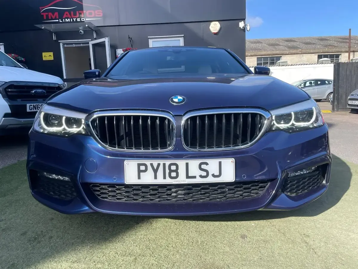Used BMW 520 M Sport 2018 Blue Sedan