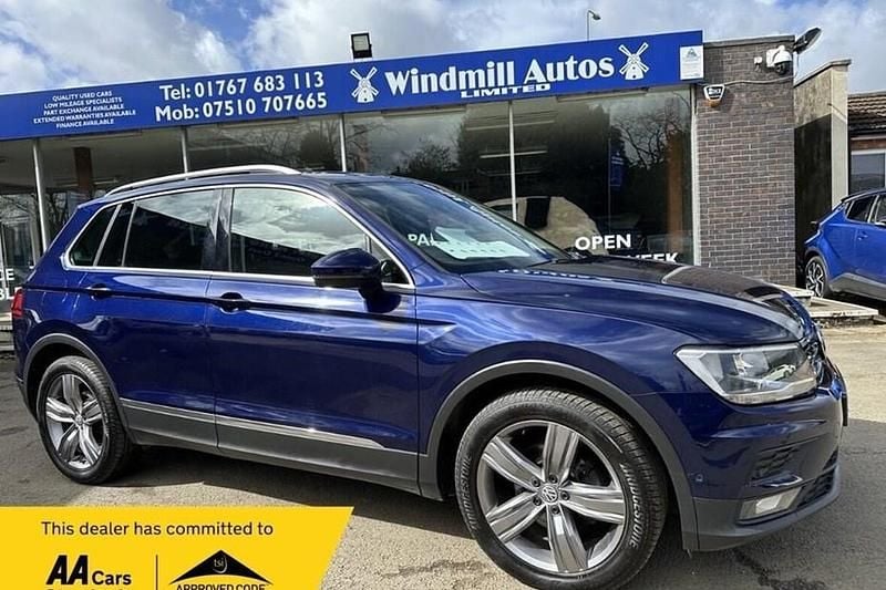 Blue Used 2019 VW Tiguan Match SUV | £12,450 (Good price) - Image 1/1