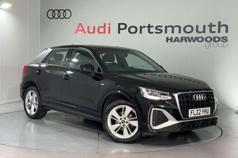 Black Used 2022 Audi Q2 S-Line SUV | £23,490 (Fair price) - Image 1/4