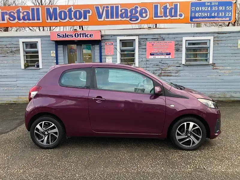 Used Peugeot 108 Active 68 HP (50 kW) 2015 Purple Hatchback
