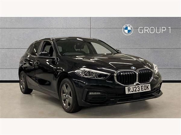 Black sapphire metallic paint Used 2023 BMW 118 Performance Hatchback | £17,750 (Super price) - Image 1/4