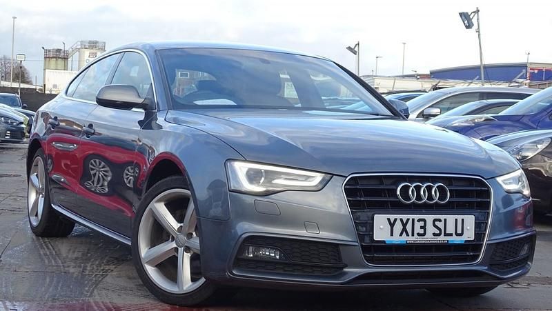Grey Used 2013 Audi A5 S-Line Hatchback | £4,595 (Fair price) - Image 1/3