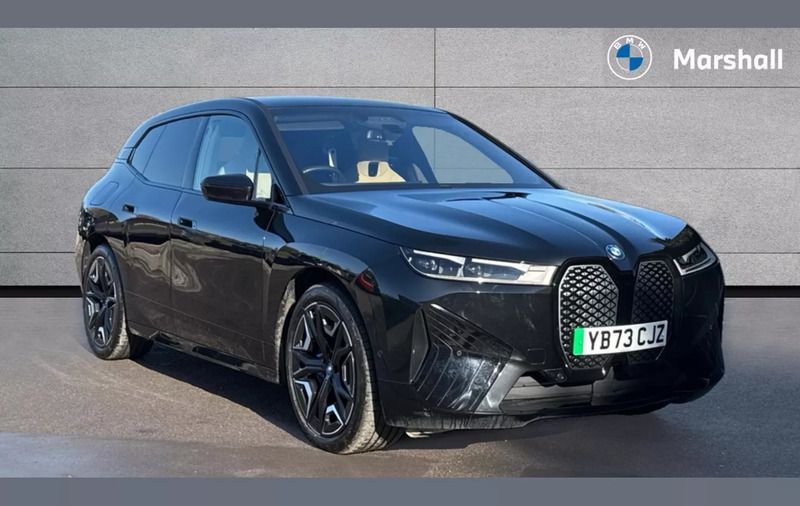 Black sapphire Used 2023 BMW iX M Sport SUV | £47,299 (Fair price) - Image 1/4