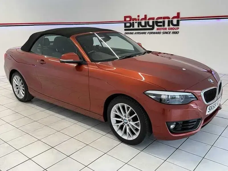 Used BMW 218 Comfort Edition 2018 Orange Cabriolet