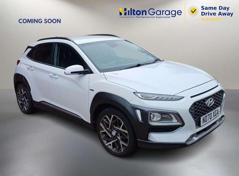 Used Hyundai Kona Premium SE 177 HP (130 kW) 2020 White SUV