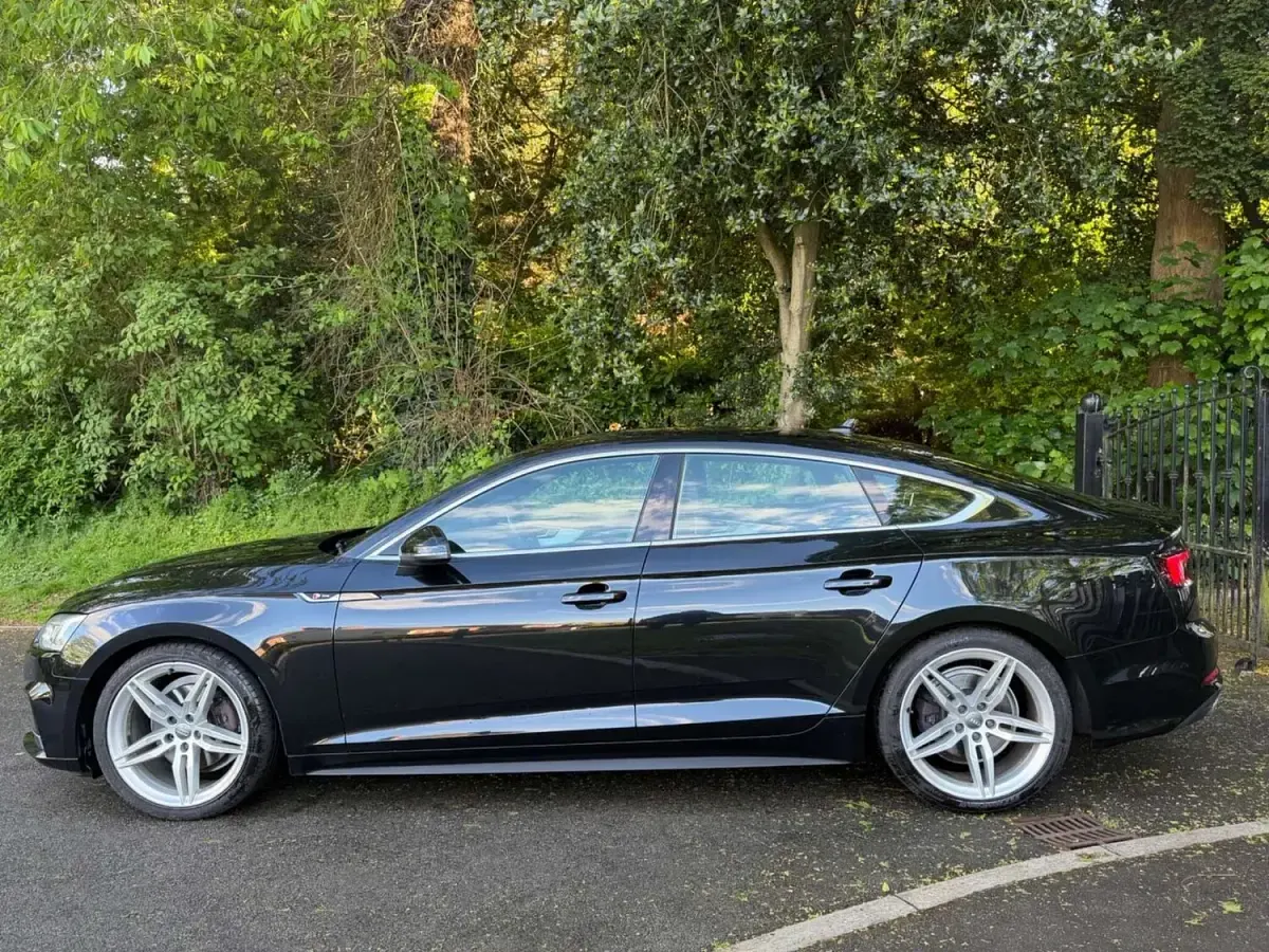 Used Audi A5 Sportback S-Line 150 HP (110 kW) 2019 Black Hatchback