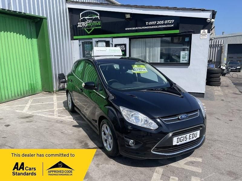 Black Used 2015 Ford C-MAX Zetec MPV | £3,780 (Fair price) - Image 1/4