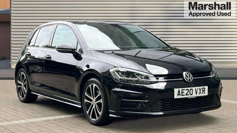Black Used 2020 VW Golf VIII R-line Edition Hatchback | £19,610 (A bit pricey) - Image 1/4