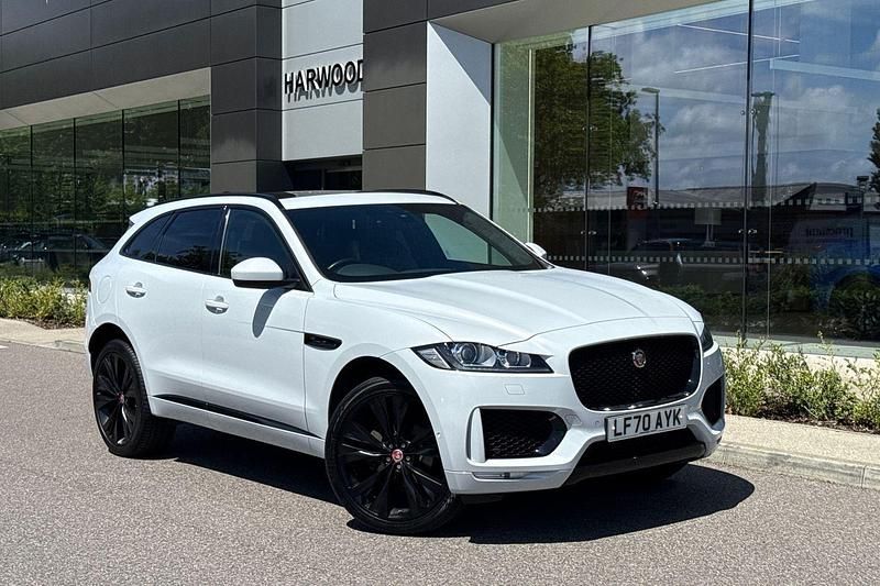 White Used 2020 Jaguar F-Pace Chequered Flag SUV | £28,890 (A bit pricey) - Image 1/4