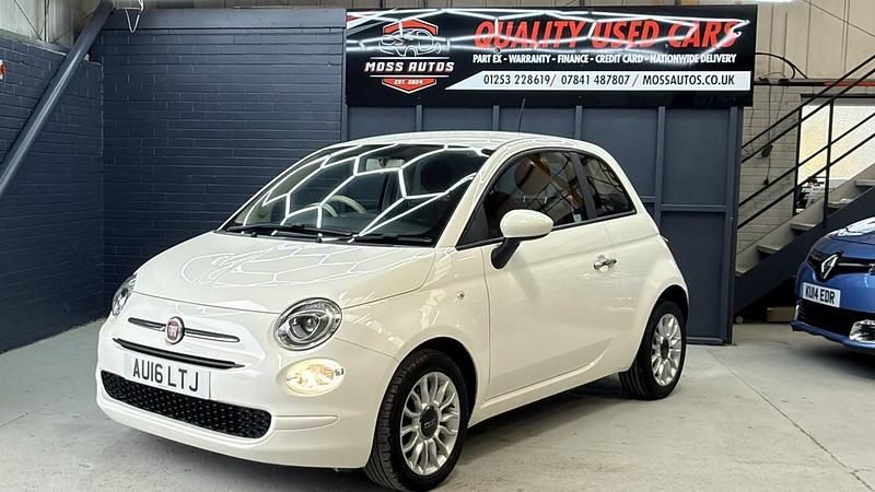 Used Fiat 500 Pop Star 69 HP (50 kW) 2016 White Hatchback