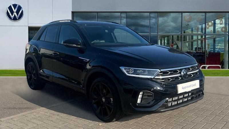 Deep black pearl New 2025 VW T-Roc Black Edition SUV | £32,445 (Super price) - Image 1/4