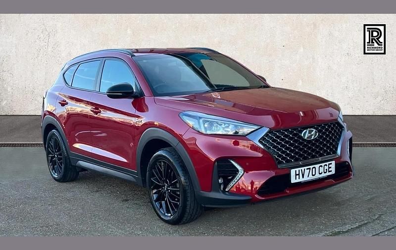 Red Used 2020 Hyundai Tucson N Line SUV | £16,190 (Fair price) - Image 1/4