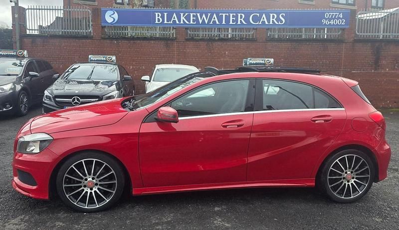 Used Mercedes A220 AMG 2015 Red Hatchback