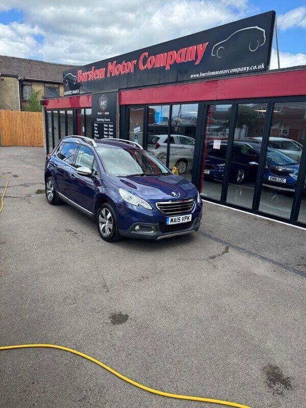 Blue Used 2015 Peugeot 2008 Allure SUV | £4,495 (Good price) - Image 1/4