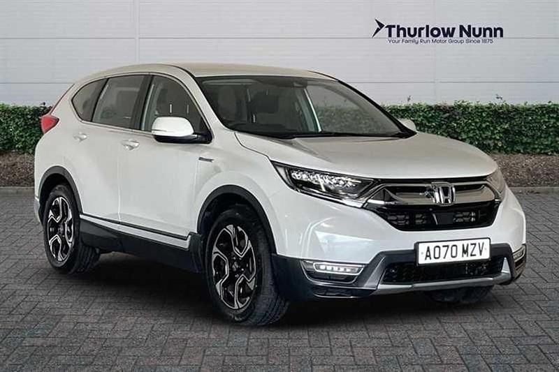 Platinum white Used 2020 Honda CR-V Hybrid SUV | £20,890 (Good price) - Image 1/1
