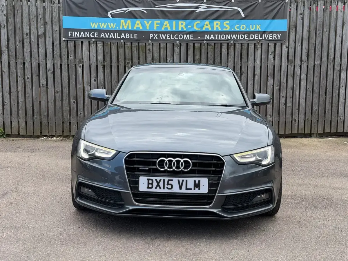 Used Audi A5 S-Line 245 HP (180 kW) 2015 Grey Coupe
