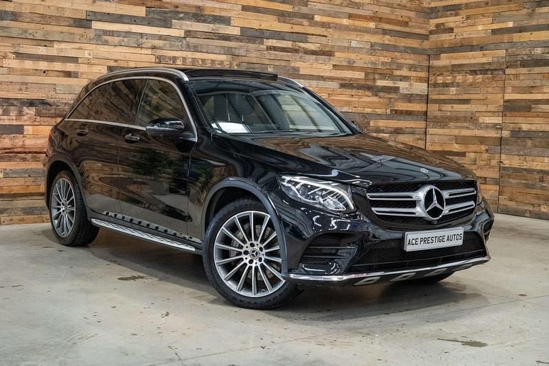 Black Used 2018 Mercedes GLC350 AMG Line Premium Plus SUV | £24,195 (Fair price) - Image 1/4