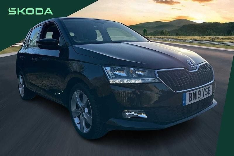 Black Used 2019 Skoda Fabia SE Hatchback | £8,799 (Good price) - Image 1/4