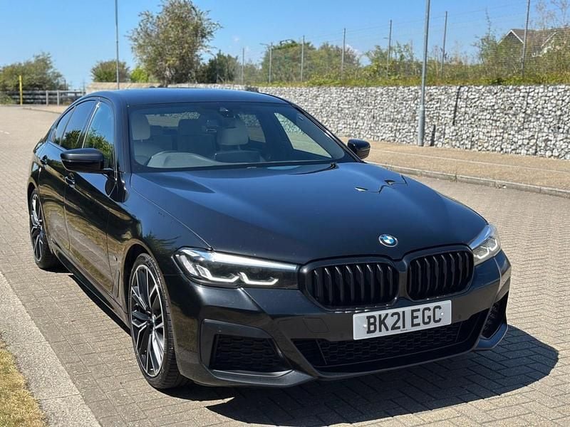 Black Used 2021 BMW 520 M Sport Sedan | £21,950 (Fair price) - Image 1/4
