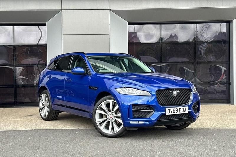 Blue Used 2019 Jaguar F-Pace R-Sport SUV | £27,190 (Expensive) - Image 1/1