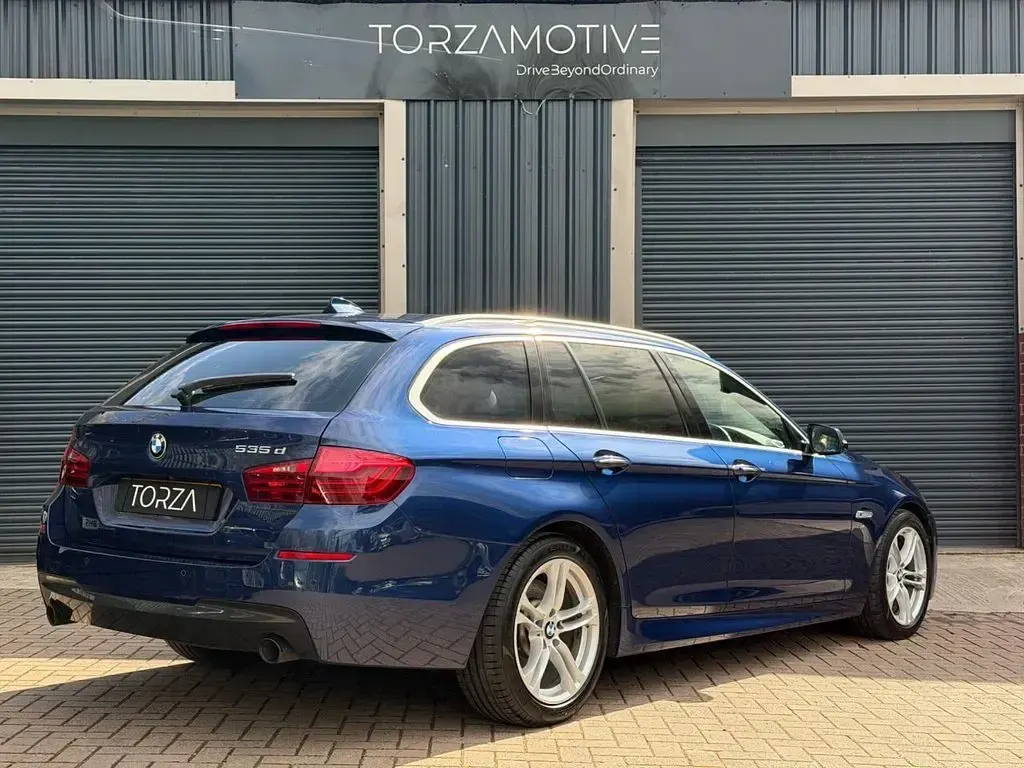 Used BMW 535 M Sport 313 HP (230 kW) 2016 Blue Estate