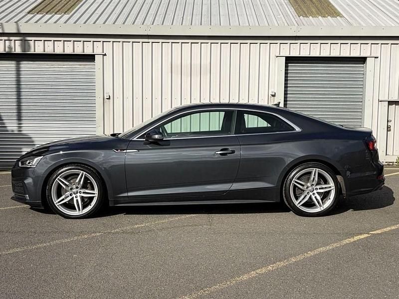 Used Audi A5 S-Line 150 HP (110 kW) 2019 Grey Coupe