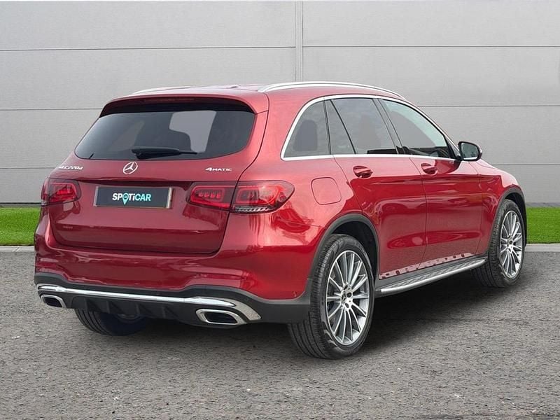 Used Mercedes GLC220 AMG line 191 HP (140 kW) 2020 Red SUV
