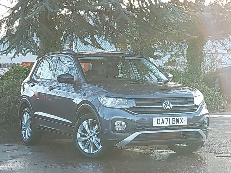 Grey Used 2021 VW T-Cross SE SUV | £17,698 (Fair price) - Image 1/4