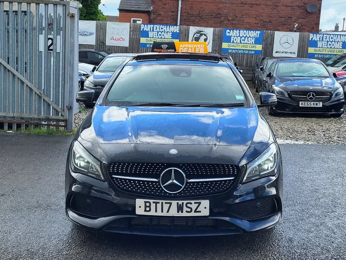 Used Mercedes CLA220 Shooting Brake AMG line 177 HP (130 kW) 2017 Black Estate