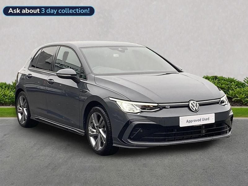 Grey Used 2022 VW Golf VIII R-line Hatchback | £21,173 (Fair price) - Image 1/4
